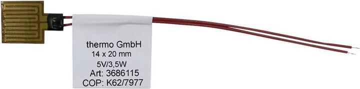 Produktbild Thermo Tech Polyimid Heizfolie selbstklebend 5 V 3.5 W Schutzart IPX4 (L x B) 20 (Heizfolie)