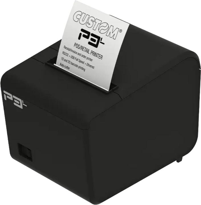 Actual product image Custom PRINTER P3L 58/80MM ETH USB (RS-232, USB, Ethernet)