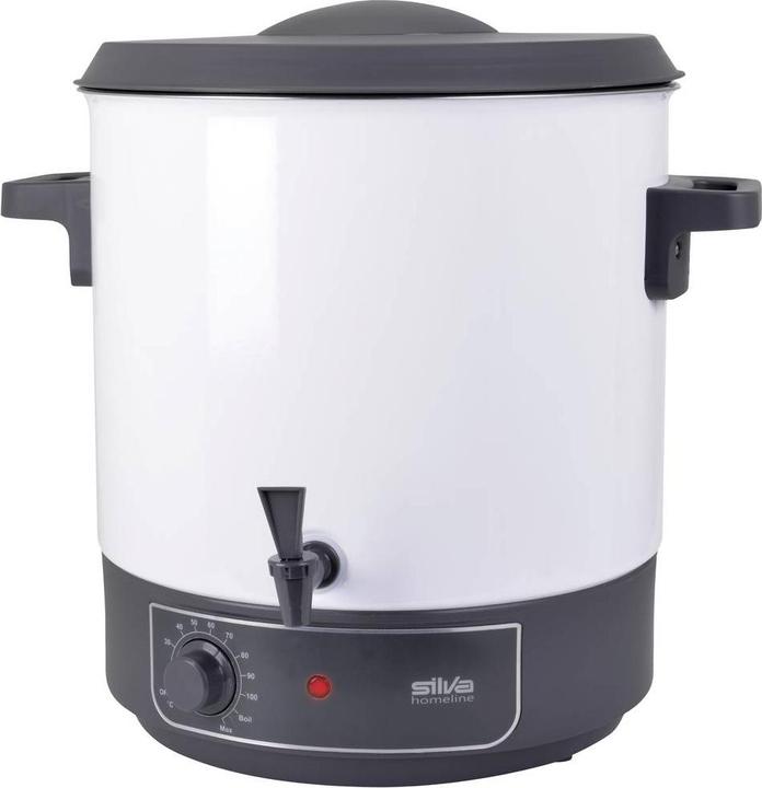 Silva HOMELINE Heissgetränke Automat 1800W 27 Liter Ablaufhahn Thermostat ws-sw PK-HG 270 (27 l)