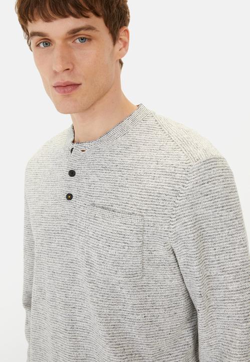 Image du produit Camel Active Henley Langarmshirt aus einem Baumwollmix (L)