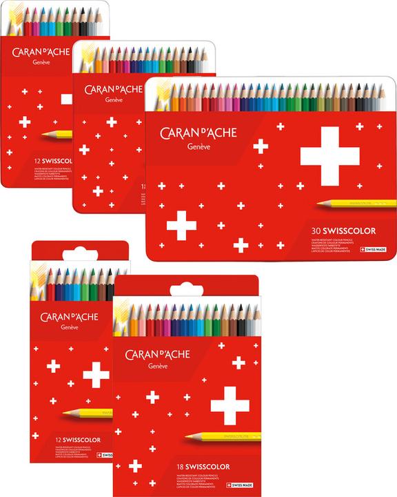 Immagine prodotto Caran d'Ache Matite colorate Swisscolor (Colore misto, 12 x)