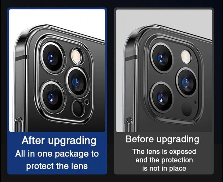 Actual product image Screenguard iPhone 12 Pro Max Rubber Case Camera Protector Case (Apple iPhone 12 Pro Max)