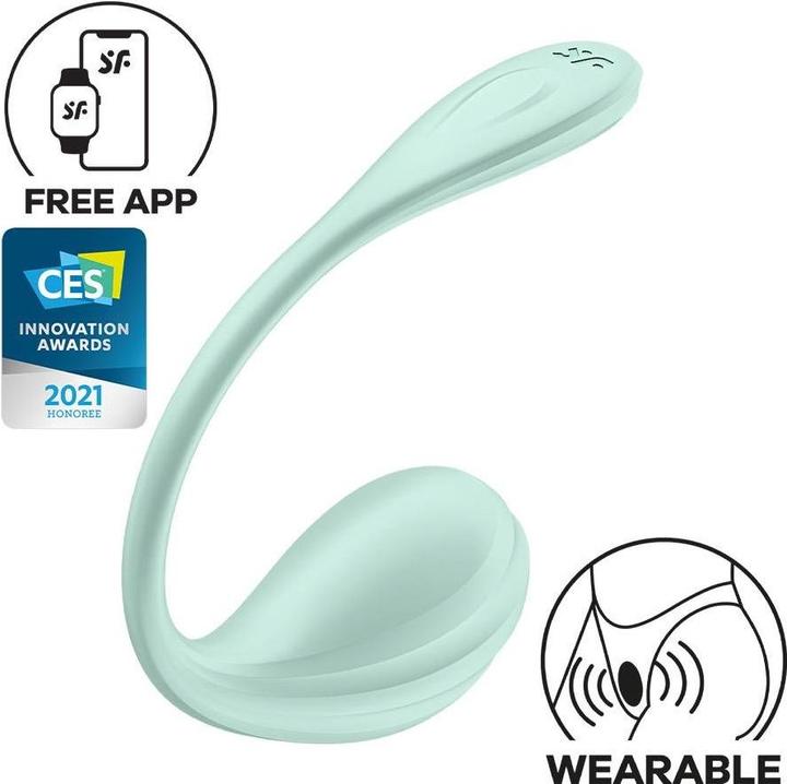 Produktbild Satisfyer Smooth Petal G-Point Stimulator Wassergrün Kostenlose App