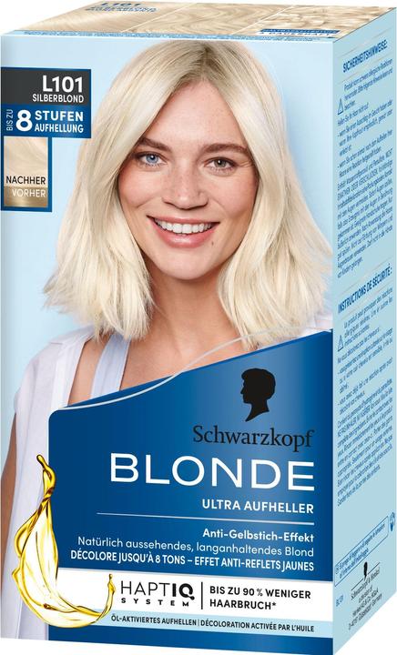 Produktbild Schwarzkopf Blonde Ultra Aufheller (L101 Platin Aufheller Silberblond)