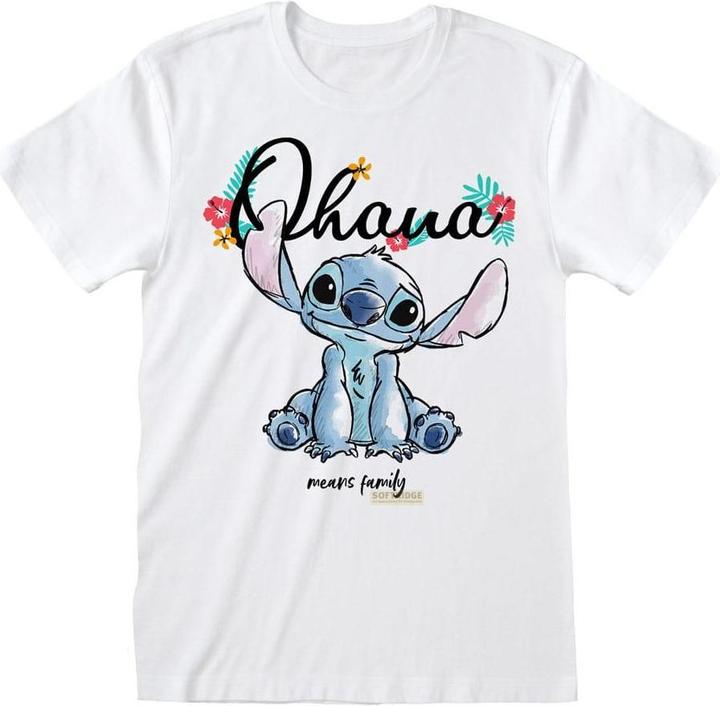Immagine prodotto Heroes Inc Maglietta da donna Lilo & Stitch Family White Regular, Bianco, L (L)