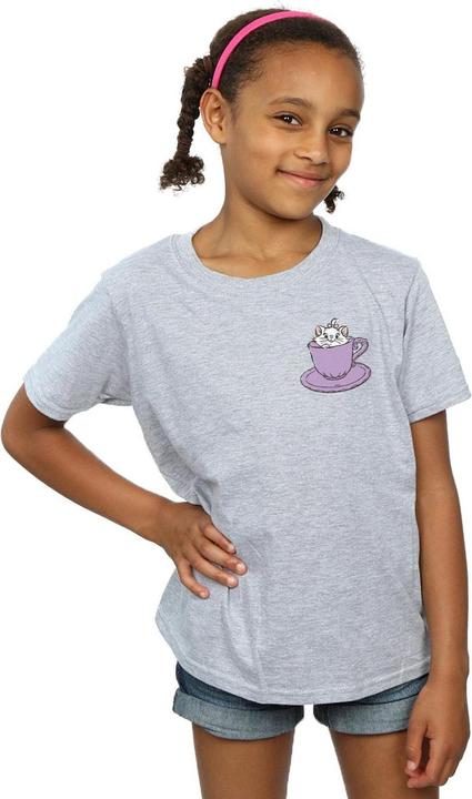 Produktbild Disney Aristocats Marie In Cup Breast Print TShirt Mädchen (152, 158)