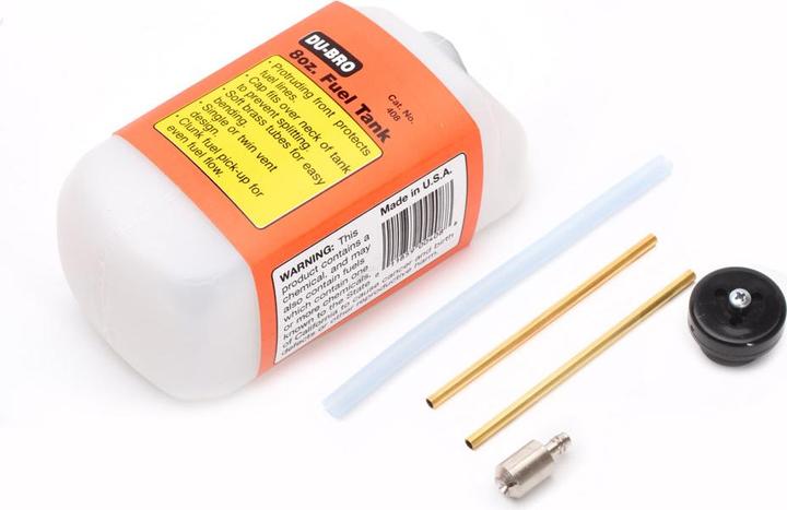 Actual product image Du-Bro 227ml fuel tank, 49 x 59 x 124mm