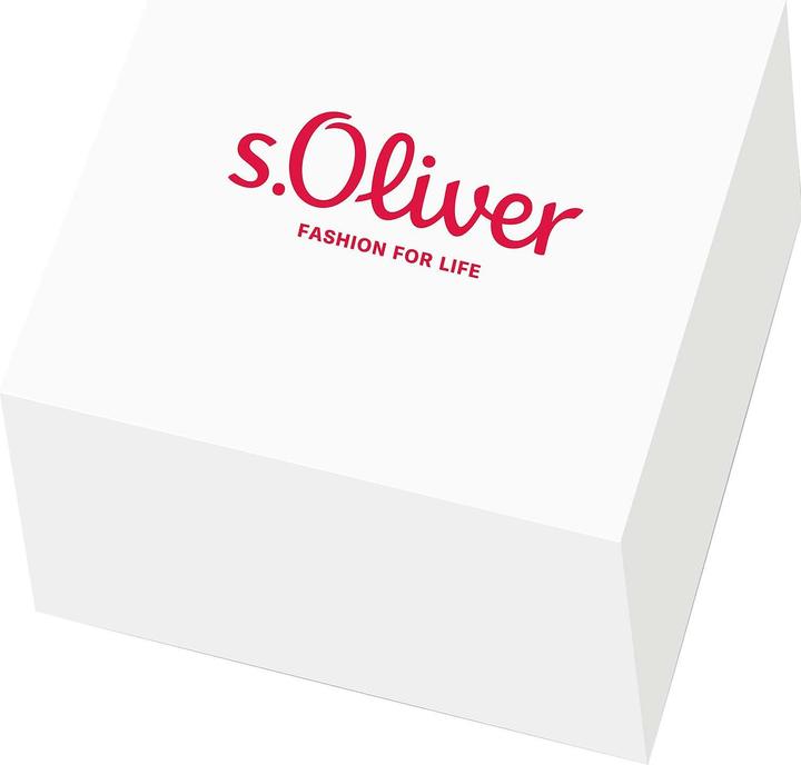 Actual product image S.Oliver Rings for ladies, 925 sterling silver, cubic zirconia synth., mother-of-pearl | star (54, 925 Silver)