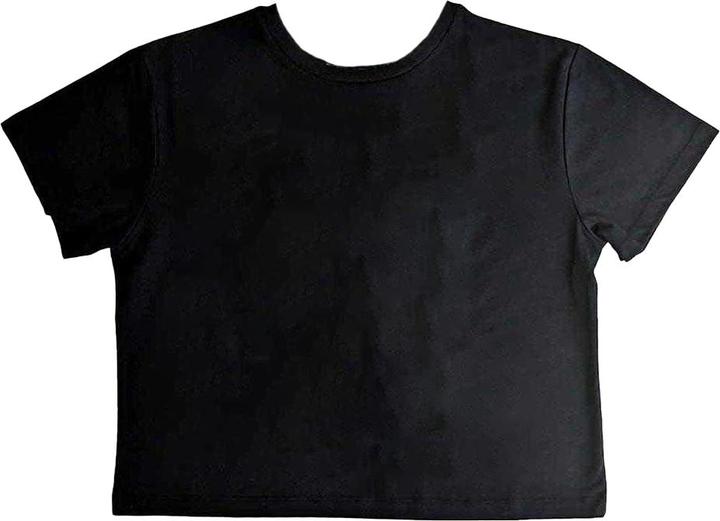 Actual product image Tupac Shakur Womens/Ladies Spray Photo Crop Top (XS)