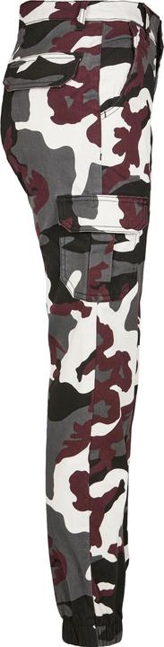 Actual product image Urban Classics Ladies High Waist Camo Cargo Pants (28)