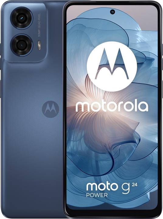 Produktbild Motorola Moto G24 Power (256 GB, Ink Blue, 6.56", Dual SIM, 50 Mpx, 4G)