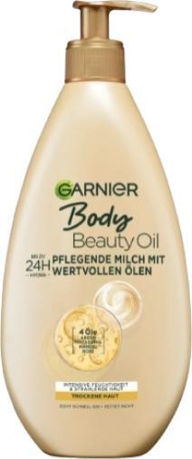 adidas Garnier Oil Beauty, nahrhafte Körperölmilch mit Arganöl, Mandelöl, Rosenöl und Macadamia, 400 ml (Körpermilch, 400 ml)