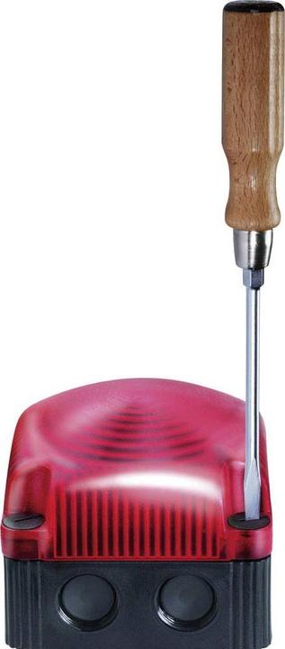 Actual product image Moflash LED beacon 10-100Vdc steady/flash red