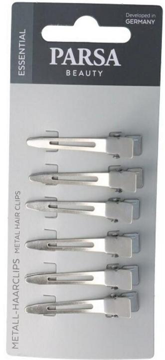Produktbild Parsa Beauty Parsa Metall Haarclips, silber 6 Stk. (6 Stk.)