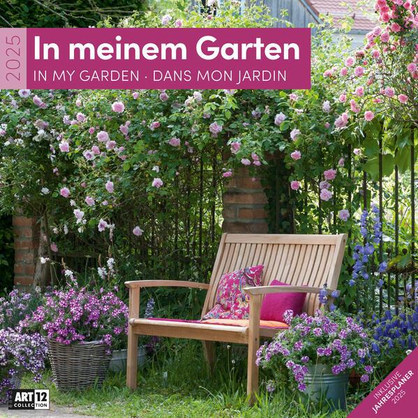 Produktbild In meinem Garten Kalender 2025 - 30x30 (30 x 30 cm, Harter Einband, Deutsch)