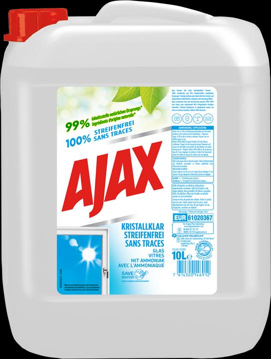 Actual product image Ajax Crystal Clean Glass