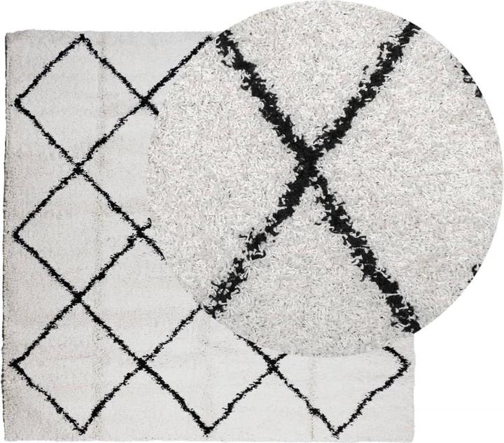 Produktbild VidaXL Teppich Shaggy Hochflor Modern (120 x 120 cm)