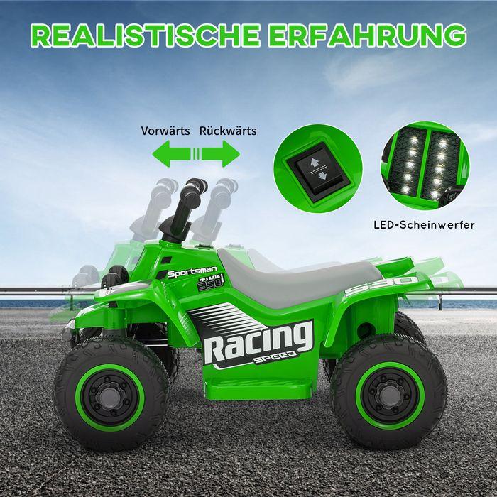 Actual product image Swisshandel24 Kinder Elektro-Quad Elektro Kinderquad mit Vorwärts-und Rückwärtsfunktion Grün (6 V)