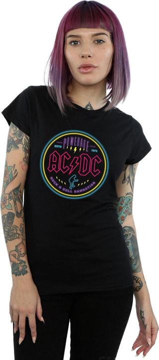 Immagine prodotto AC/DC T-shirt Circle neon in cotone (XL)