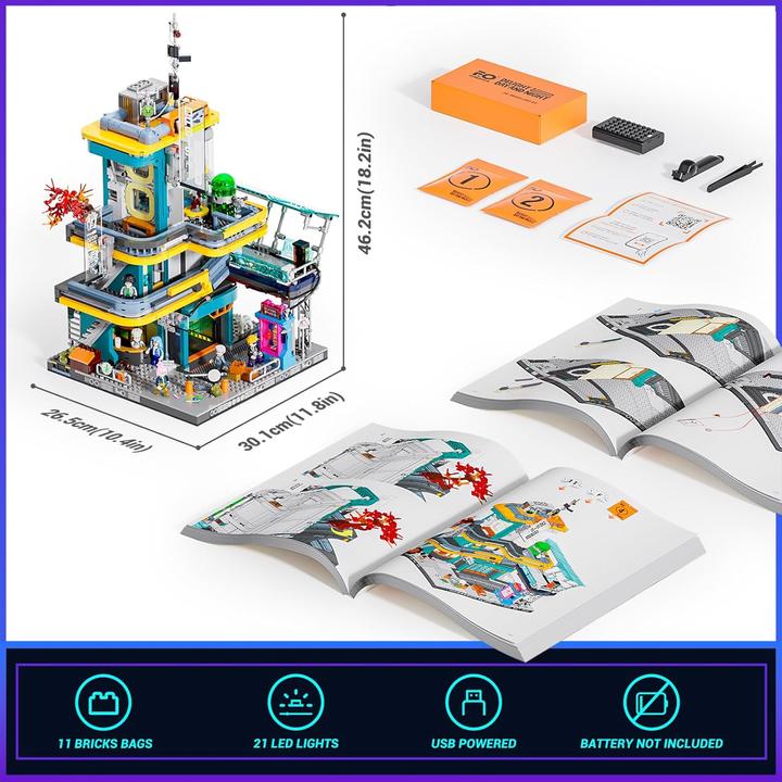 Actual product image Funwhole Cyberpunk Apartment