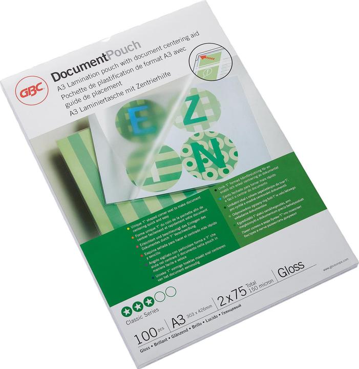 Actual product image GBC Laminating foil (A3, 100 Piece, 75 µm)