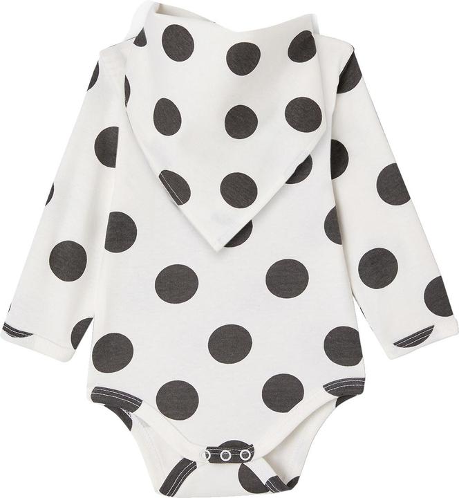 Produktbild Vertbaudet Bio-Kollektion: Baby Geschenk-Set: Body & Lätzchen mit Tupfen (80)