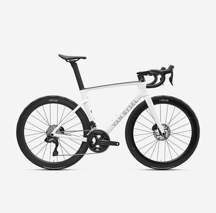 Actual product image Van rysel Road bike 12 speed Powermeter RCR Pro Shimano 105 DI2 white