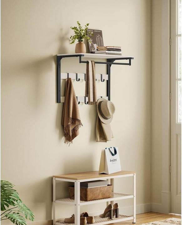 Produktbild Vasagle Wandgarderobe 10 Haken 65 cm x 42 cm