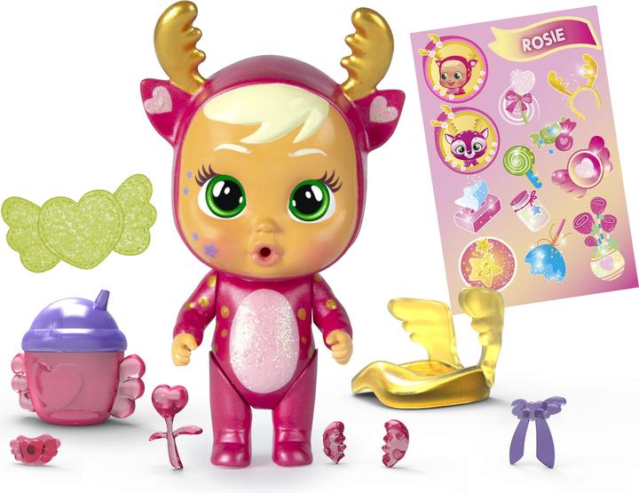 Actual product image TOYS Cry Babies Magic Tears Fantasy Paci House - dark pink
