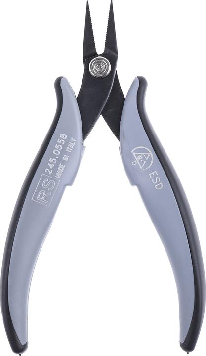 Actual product image Rs Pro ESD serrated jaw plier,140mm L (140 mm)