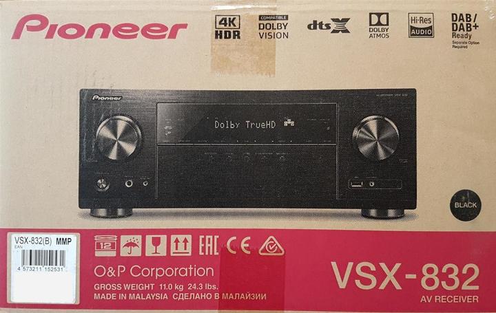 Immagine prodotto Pioneer Vsx-832 (5.1 canali, FM, AM)