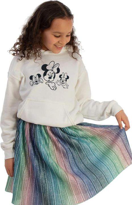 Actual product image Disney Girls Minnie Mouse Three Faces Hoodie (140, 146)