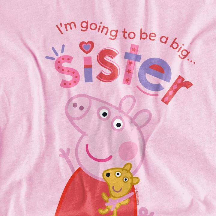 Actual product image Peppa Pig Childrens/Kids Big Sister T-Shirt (104)