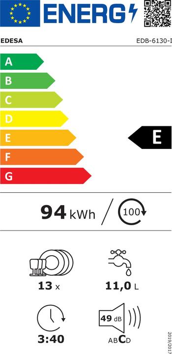 Energy Label EDB-6130-I