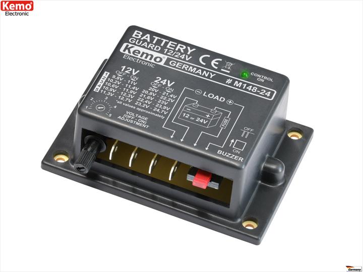 Actual product image Kemo battery monitor