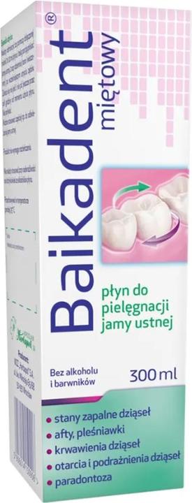 Immagine prodotto MGA Baikadent Mighat Mifter Flat 300 ml - scadenza lunga! (300 ml, Collutorio)