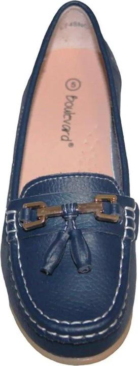 Actual product image Boulevard Womens/Ladies Action Leather Saddle Loafers (39.5)