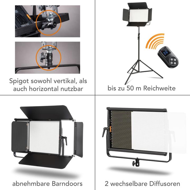 Produktbild Walimex pro LED Niova 150-F Pro Bi Color (Flächenleuchte)