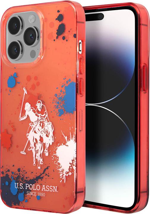 Immagine prodotto U.S. Polo H3459 Custodia per cavalli Splatter (Apple iPhone 14 Pro Max)