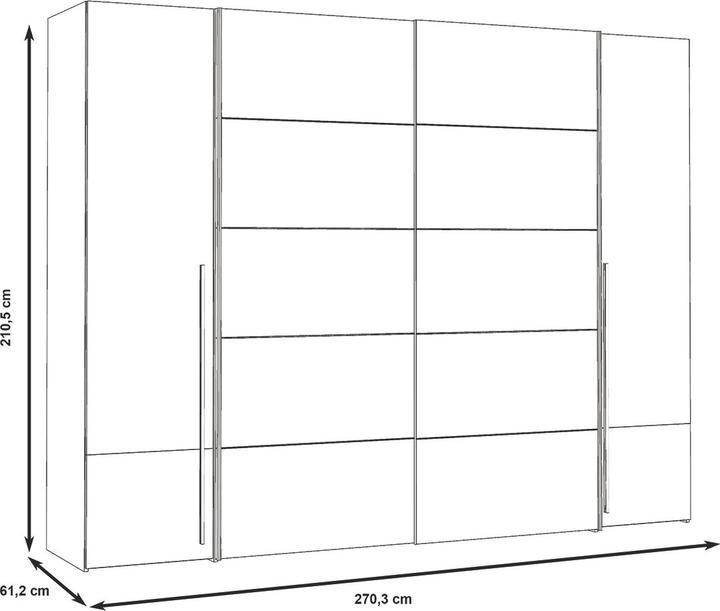 Actual product image Forte Narago (270 x 61 x 210 cm)