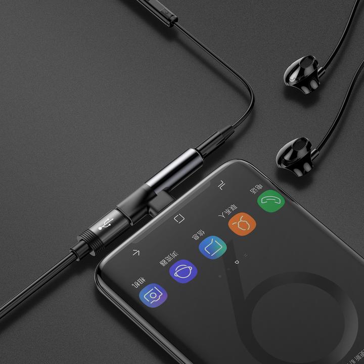 Produktbild Baseus 2in1 USB Typ-C Adapter (USB Typ C, 3.5mm Klinke, USB Typ C)