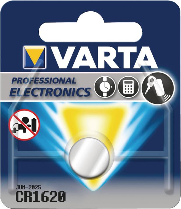 Image du produit Varta Électronique CR1620 (1 pcs, CR1620, 70 mAh)
