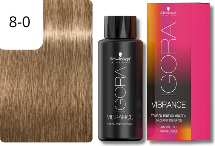 Produktbild Schwarzkopf Professional IGORA Vibrance Haartönung NEU (8-0 Hellblond)