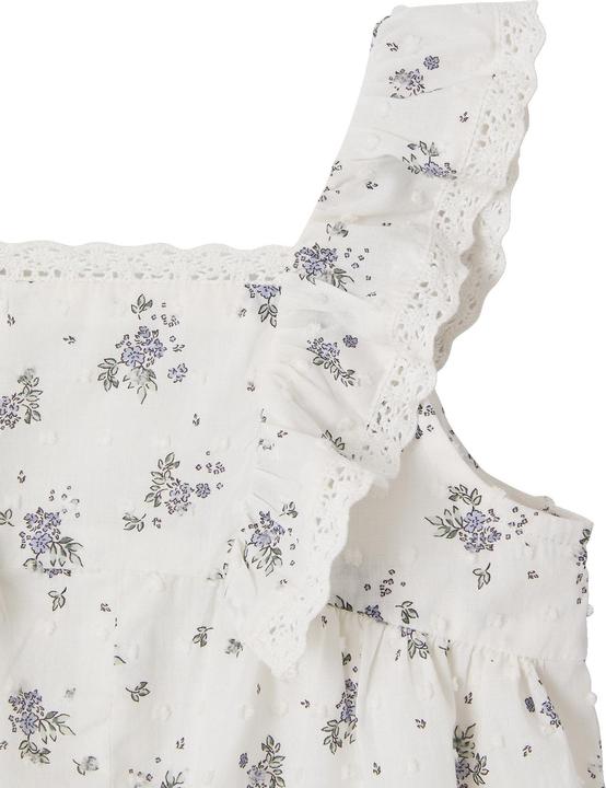 Image du produit Vertbaudet Festlicher Baby Kurzoverall mit Plumetismuster (92)