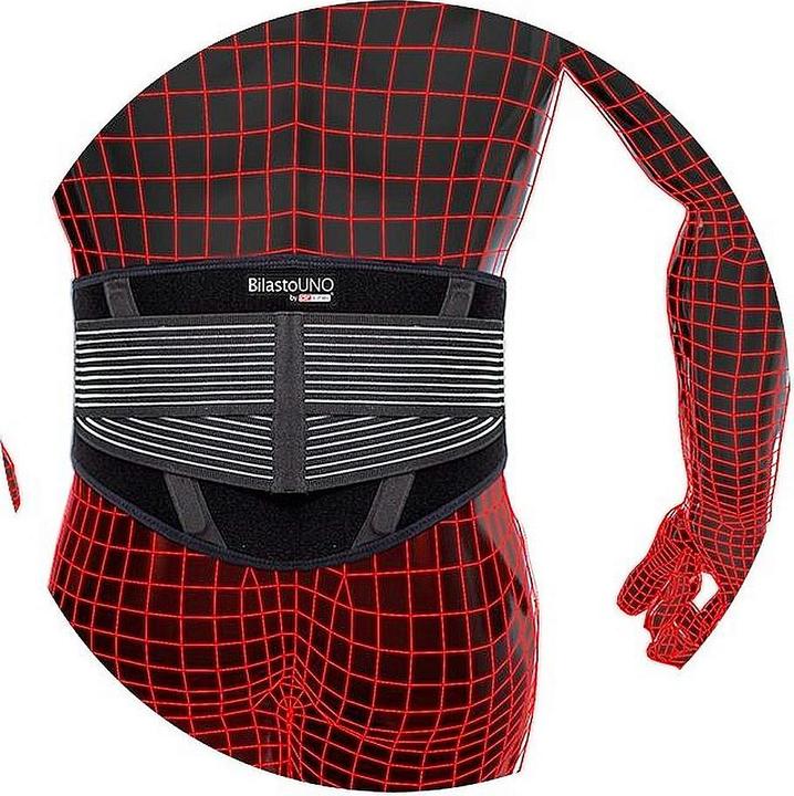 Actual product image Bilasto Uno Back brace with power straps (One size)
