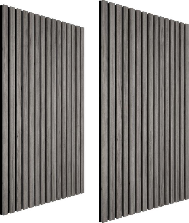 Produktbild tectake Set Akustikpaneele Sonic Wall Holzoptik (2 Stk.)