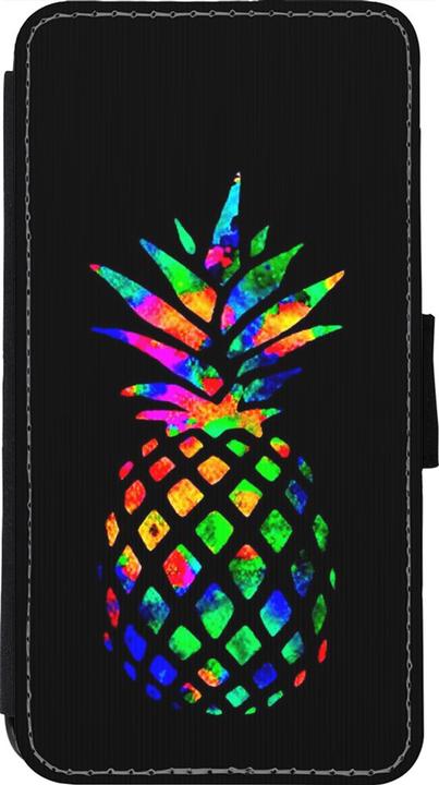 Image du produit PhoneLook Coque Wallet noir Ananas Multi-colors (Apple iPhone 11 Pro)