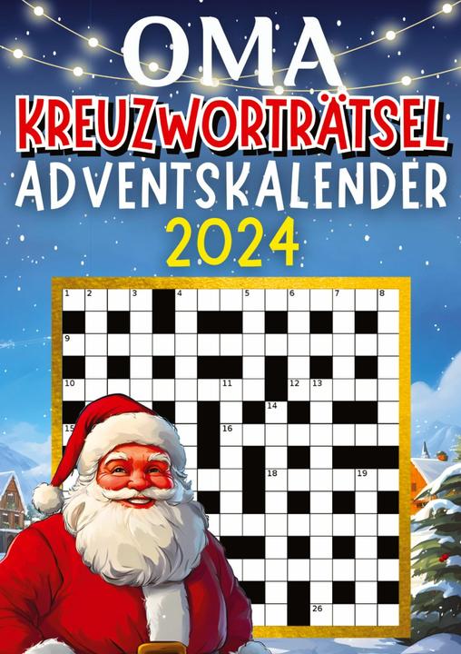 Actual product image Publisher:Grandma crossword puzzle advent scales