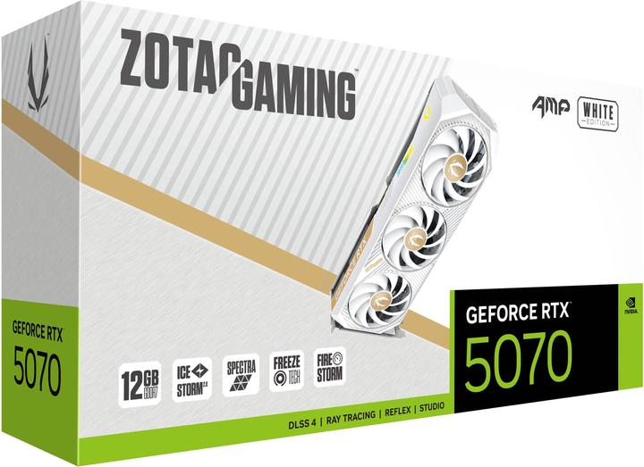 Immagine prodotto Zotac GeForce RTX 5070 AMP White Edition (12 GB)