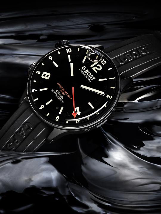 Actual product image U-Boat 8770/A Capsoil Qs. Doppotempo DLC 45mm 10ATM (Swiss made, 45 mm)